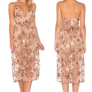For Love and Lemons Botanic Midi Dress
